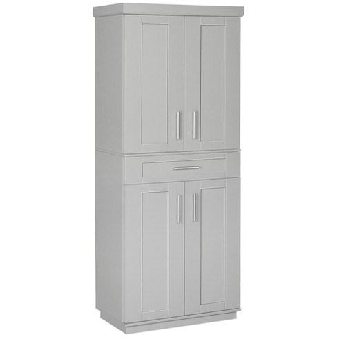 72 Inch Freestanding Kitchen Pantry Cabinet 4 Doors Storage Cupboard  Shelves Drawer - Costway