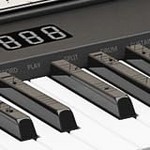 color: black piano