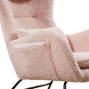 NicBex Upholstered Accent Chair with High Backrest and Comfortable Seating,Modern Rocking Chairs for Bedroom,Reading Room - 4 of 4
