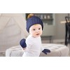 Rising Star Baby Girls and Boys Hat with mittens set, Winter Set for infants Ages 6-12 months (Navy) - 2 of 2