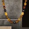 Ross-Simons 11-13mm Multicolored Amber Bead Necklace With Sterling Silver - 4 of 4