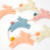 Meri Meri Felt Bunny Garland (10.5' with excess cord - Pack of 1) - 3 of 4