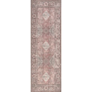 Nuloom Hillstone Collection Maybelle Traditional Vintage Medallion Area Rug - 1 of 4
