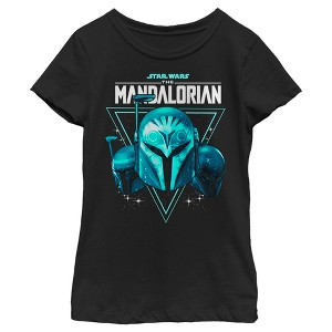 Girl's Star Wars The Mandalorian Bo-Katan Nite Owl Helmets T-Shirt - 1 of 4