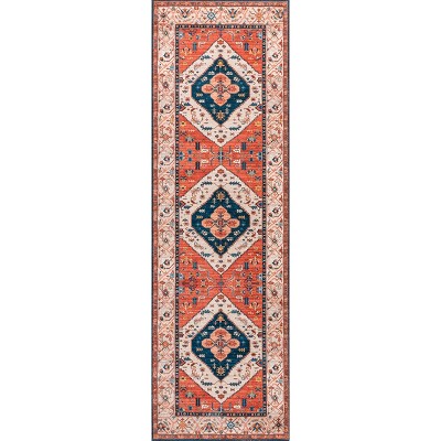 nuLOOM Carolyn SpinClean Machine Washable Stain-Resistant Area Rug