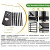 Metal kitchen storage rack, 1600 pound heavy-duty storage rack without import fees, 5-layer adjustable storage rack, practical catering storage rack - 3 of 4