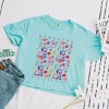 Simply Sage Market Women's Sunshine State of Mind Flowers Short Sleeve Relaxed Fit Cropped Tee - 2 of 4
