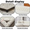 126" Modern Chenille U-Shaped Sectional Sofa with Two Chaise Lounges, Pull-Point Design, 2 Pillows, for Living Room & Bedroom - 2 of 4