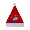 Unique Bargains Christmas Hat Polyester Non-Woven Fabric Red 10.63"x13.78" 1 Pc - 4 of 4