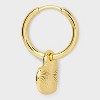 Bijoux Sport by Luv Aj MLB Gold Logo Heart Hoop Earrings - 2 of 3