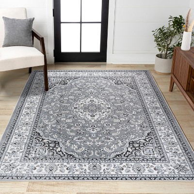 JONATHAN Y Palmette Modern Floral Area Rug