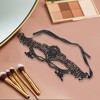 Unique Bargains Lace Half Face Party Mask Black 1 Pc - 4 of 4