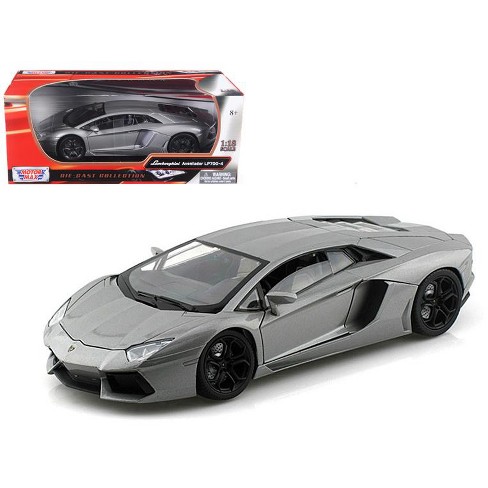 Lamborghini Aventador LP700-4 Gray Metallic 1/18 Diecast Model Car by  Motormax