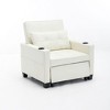 NicBex Modern Pull Out Sofa Bed Convertible Single Sofa Chair with Adjustable Back and USB Port for Living Room - 4 of 4
