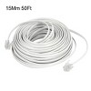 Unique Bargains 15Mm 50Ft Long RJ11 6P2C Male to Male Telephone Phone Connector Cable - 2 of 4