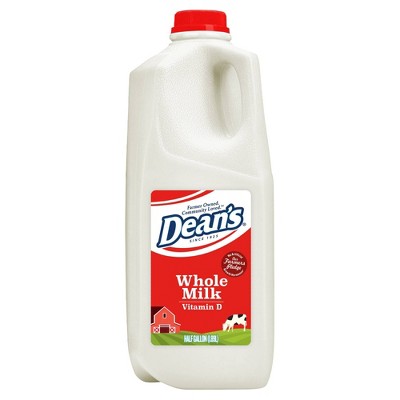 Deans Whole Milk - 0.5gal