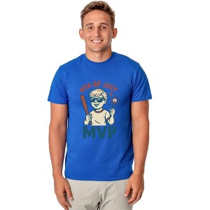 Men's 4th of July MVP Fireworks Independence Day Patriotic Funny T-Shirt - 1 of 1