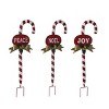 Transpac Metal Candy Cane Y/S Set of 3 Christmas Home Decorations - 2 of 3