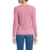Lands' End Women's Drapey Rib Skimming Long Sleeve Henley - 2 of 3