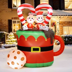 Presence 5FT Christmas Inflatable Decor - Ginger Bread Couple - 1 of 4