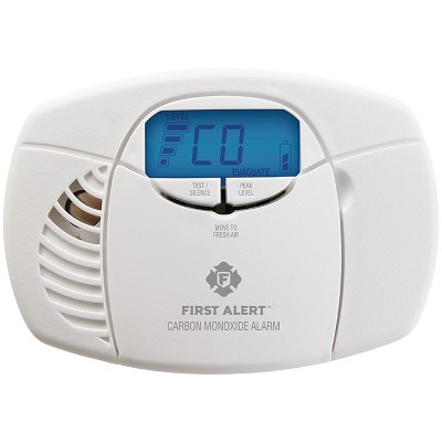 First Alert® Battery-Powered Carbon Monoxide Alarm with Backlit Digital Display.