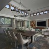 BAOURE Extra Large Black Wagon Wheel Chandelier, Farmhouse Pendant Light Fixture, Round Rustic Large Chandeliers - 2 of 4