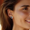Ross-Simons 4.00 ct. t.w. Multi-Gemstone Ear Climbers in 18kt Gold Over Sterling - 2 of 3