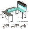 Aheaplus U-Shaped Metal Base Computer Desk - 4 of 4