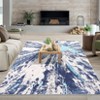 Coucheta Washable Modern Abstract Area Rug, Indoor Non-Slip Large Carpet for Living Room, Bedroom, Dining Room, Home Office & Nursery - 2 of 4