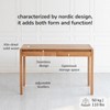 MH London Norton 48" Solid Wood Writing Desk - 3 of 4