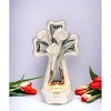 Kevins Gift Shoppe Ceramic Cala Lily Flower with Cross Tealight Candle Holder - image 3 of 3