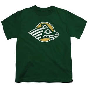 University Of Alaska Anchorage Distressed Primary Kids T-Shirt For Youth Hunter Green - 1 of 4