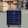 VYNXARIA 7-Drawer Multifunctional Tool Cart on Wheels - Ultimate Storage & Mobility - Black & Blue - 3 of 4