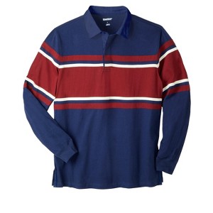 KingSize Long-Sleeve Rugby Polo - 1 of 4