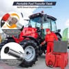 Transfer Tank, 128 Gallon Capacity, Transfering Tank with 12v DC 10 GPM Transfer Pump & 13.1Ft Rubber Hose - 4 of 4