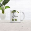 Crazy Dog T-Shirts Creep It Real Mug Funny Halloween Graphic Novelty Coffee Cup-11oz - 2 of 4