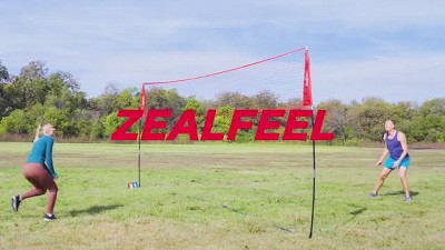 Zealfeel Volleyball Net: Height Adjustable Portable Freestanding