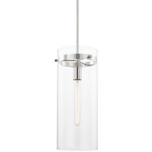 Mitzi Haisley 1 - Light Pendant in  Polished Nickel Clear Shade - 1 of 1