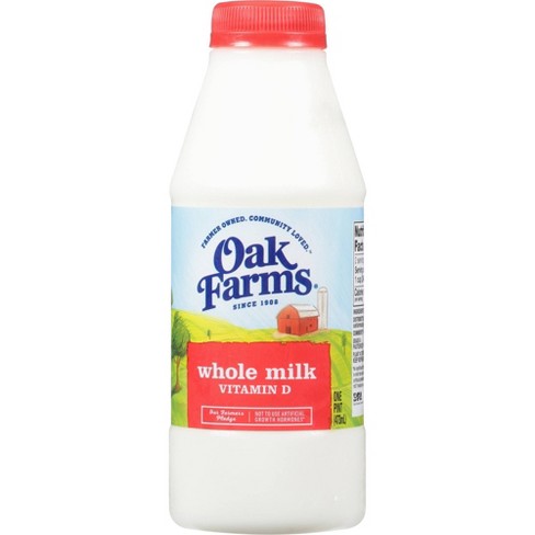 Oak Farms Vitamin D Milk - 1pt : Target