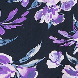 formal navy floral