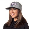 Sanrio Adult Kuromi Embroidered Precurve Snapback Cap Hat OSFM - 2 of 4