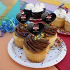 Valdosta Secondary Logo Heart Love Cupcake Picks Toppers Decoration Set of 6 - 4 of 4