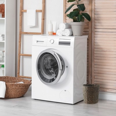 Espresso Handwoven Water Hyacinth Round Waste Basket