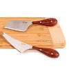 BergHOFF 3Pc Aaron Probyn Cheese Board Set, Two-toned Cutting Board, Cheese Knives Set - 2 of 4