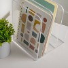 Martha Stewart Acrylic Section File Holder Clear: Desk Organizer for Office Organization - image 3 of 4