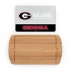 NCAA Georgia Bulldogs Parawood Billboard Glass Top Serving Tray - 2 of 3