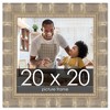 PosterPalooza | 20x20 Wide Bamboo Picture Frame, UV Acrylic, 4 Finishes - Brown, Black, Silver, and Natural - 2 of 4