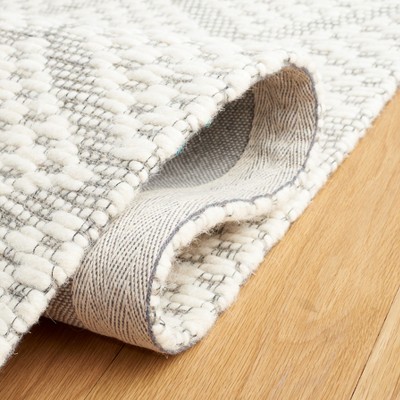 Ivory Coastline Bliss Hand-Tufted Wool Rectangular Rug