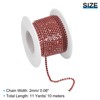 Unique Bargains Bags Clothing Decoration Crystal Rhinestone Sew on Close Claw Chain Trim - 2 of 4