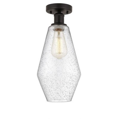 Cindyrella - 1 Light Semi-Flush Mount In Nautiical Style-14.75 Inches Tall and 7 Inches Wide